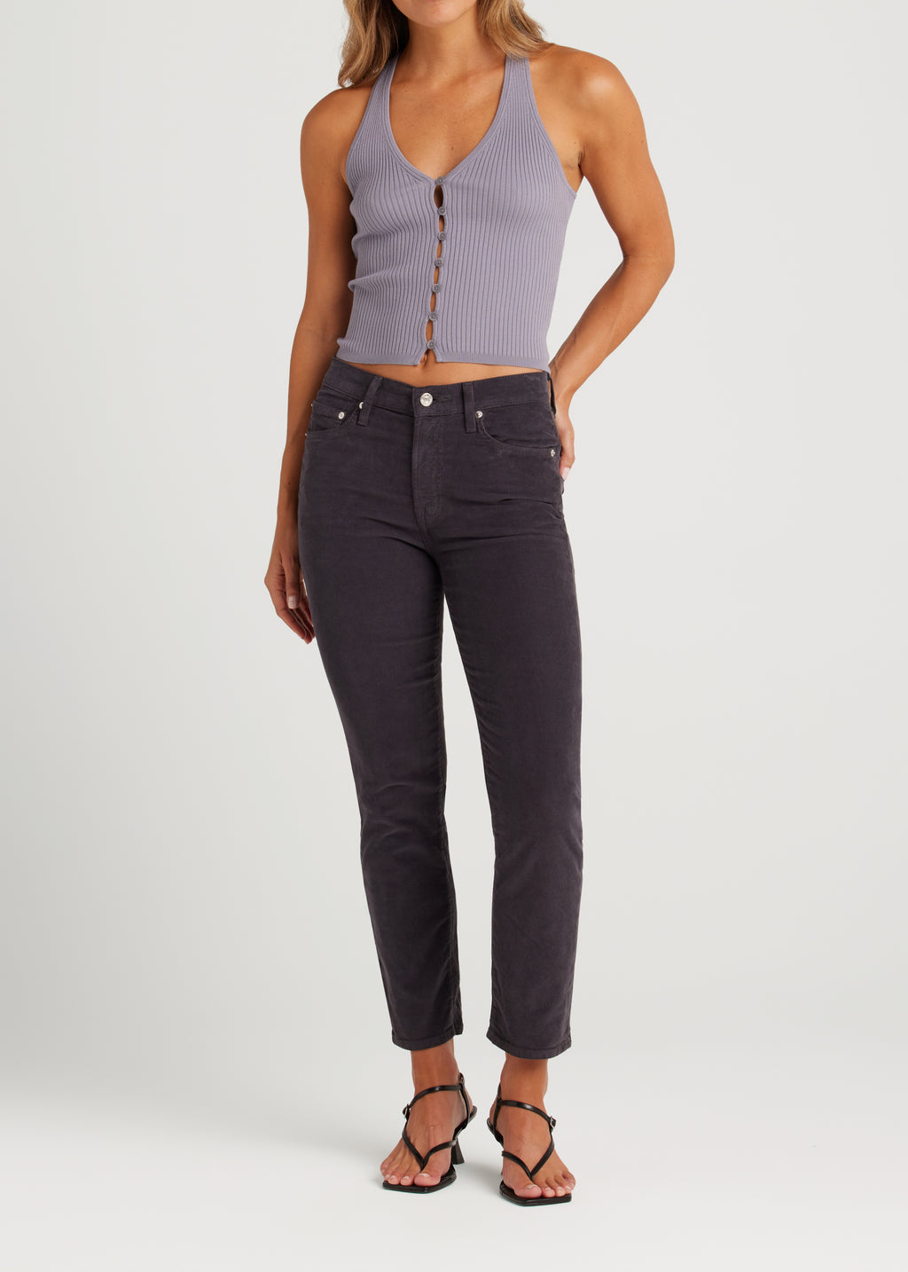 Edwin USA | Women's Jeans | Bree Slim Skinny In Dark Grey – EDWIN USA